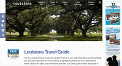 Desktop Screenshot of go-louisiana.com